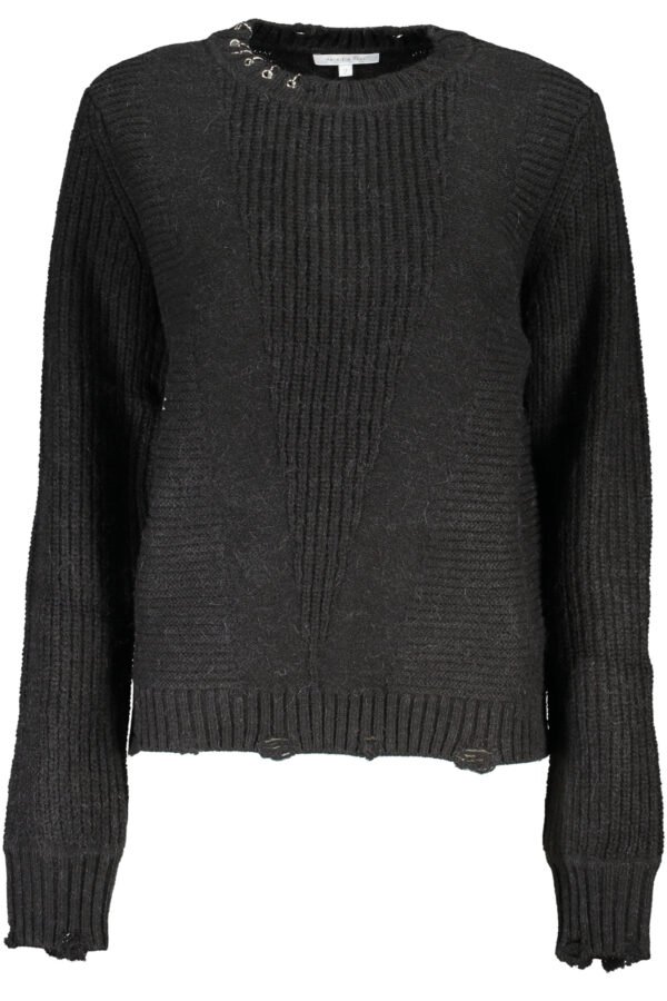 patriziapepemaglionedonnanero_1.jpg PATRIZIA PEPE WOMEN'S BLACK SWEATER