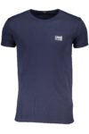 cavalliclasst-shirtmanichecorteuomoblu_1.jpg CAVALLI CLASS MEN'S SHORT SLEEVED T-SHIRT