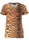 CAVALLI CLASS WOMEN'S SHORT SLEEVE T-SHIRT PINK