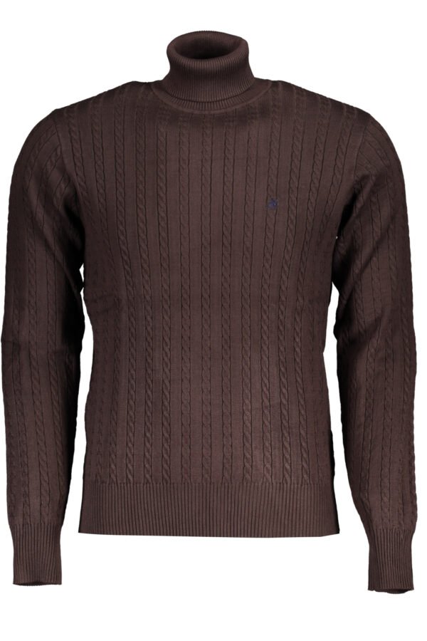 usgrandpolomagliauomomarrone_1.jpg US GRAND POLO MEN'S BROWN SWEATER
