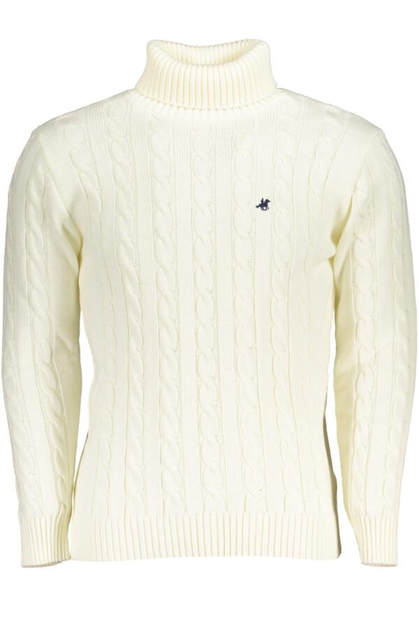 usgrandpolomaglioneuomobianco_1.jpg US GRAND POLO MEN'S WHITE SWEATER