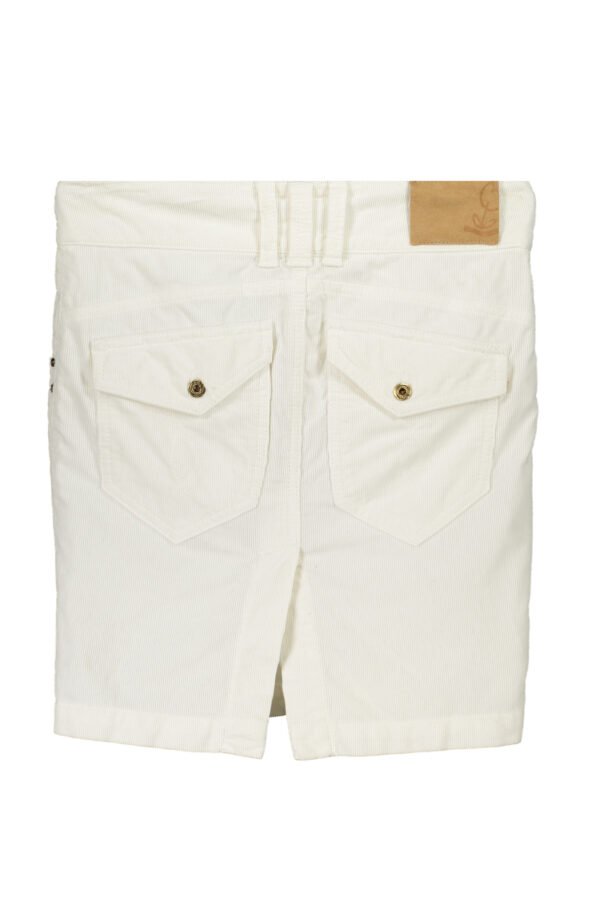 patriziapepegonnacortadonnabianco_2.jpg PATRIZIA PEPE WOMEN'S SHORT SKIRT WHITE
