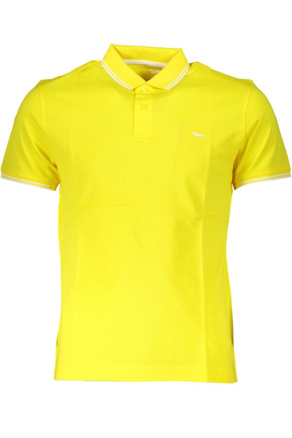 harmont26blainepolomanichecorteuomogiallo_1.jpg HARMONT & BLAINE YELLOW MEN'S SHORT SLEEVED POLO SHIRT