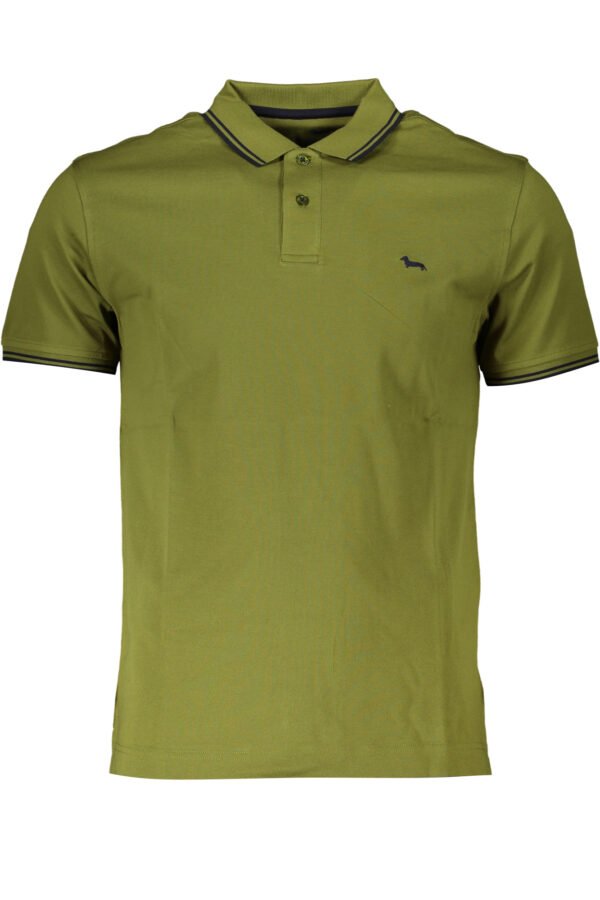 harmont26blainepolomanichecorteuomoverde_1.jpg HARMONT & BLAINE YELLOW MEN'S SHORT SLEEVED POLO SHIRT