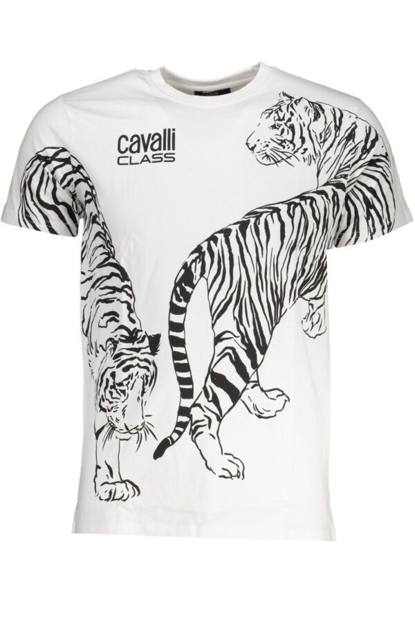 CAVALLI CLASS MEN'S SHORT SLEEVED T-SHIRT 