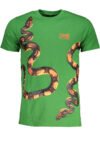 cavalliclasst-shirtmanichecorteuomoverde_1.jpg CAVALLI CLASS MEN'S SHORT SLEEVED T-SHIRT