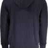 K-WAY MEN'S BLUE ZIP SWEATSHIRT