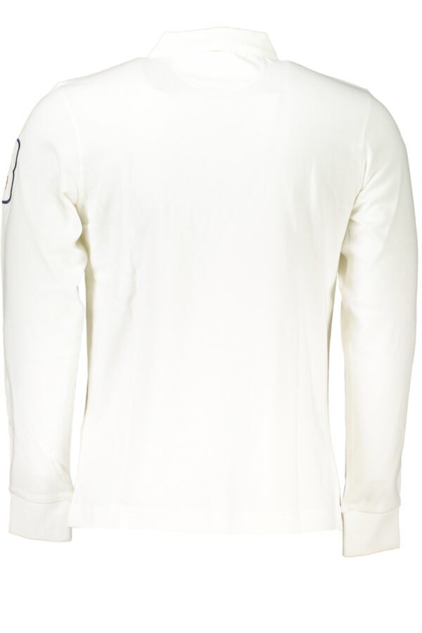 lamartinapolomanichelungheuomobianco_2.jpg LA MARTINA MEN'S WHITE LONG SLEEVE POLO SHIRT