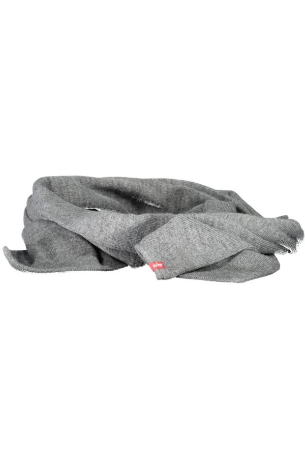levi27ssciarpauomogrigio_1.jpg LEVI'S GRAY MEN'S SCARF