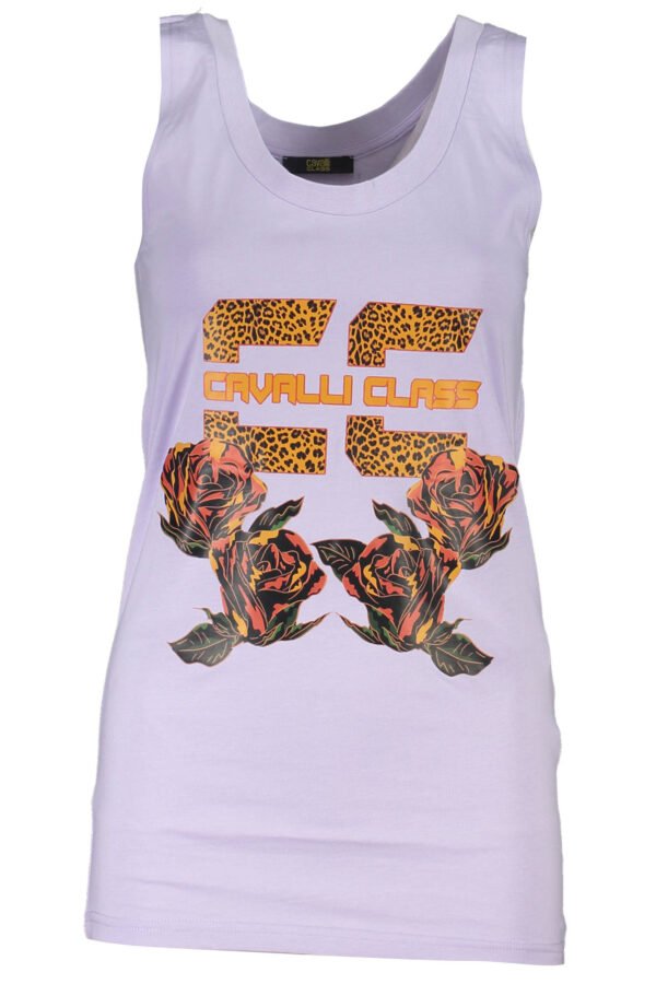 cavalliclasscanottadonnaviola_1.jpg CAVALLI CLASS WOMEN'S TANK TOP WHITE