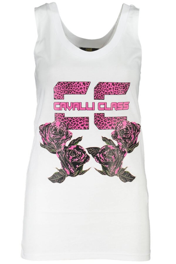 cavalliclasscanottadonnabianco_1.jpg CAVALLI CLASS WOMEN'S TANK TOP WHITE