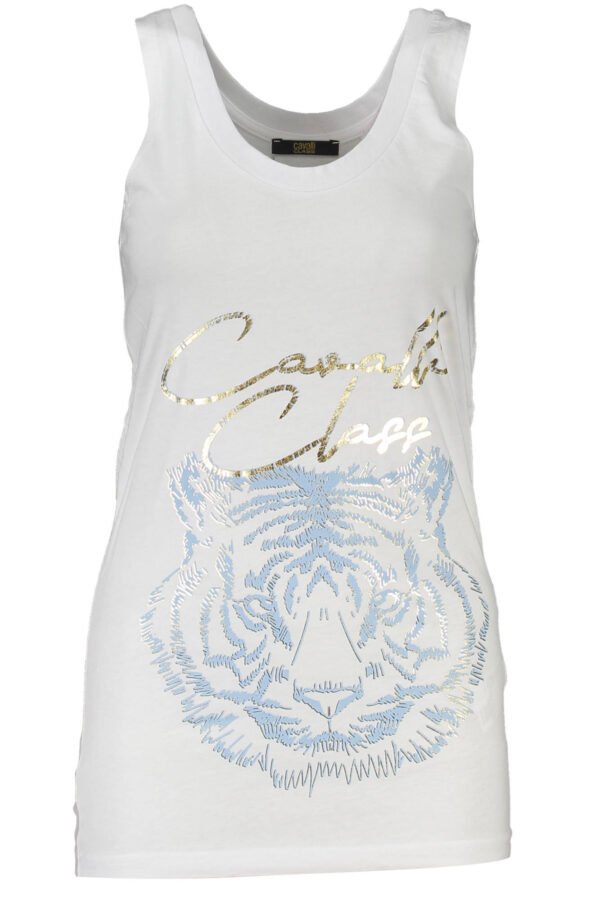 cavalliclasscanottadonnabianco_1.jpg CAVALLI CLASS WOMEN'S TANK TOP WHITE