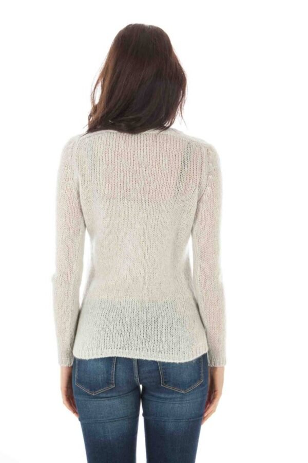 fredperrymaglionedonnabianco_2.jpg FRED PERRY WOMEN'S WHITE SWEATER
