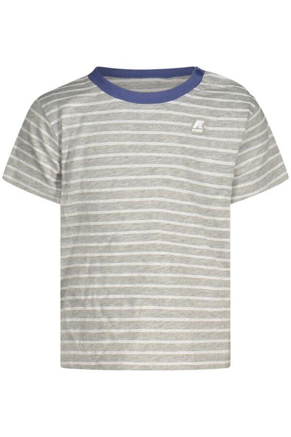 k-wayt-shirtmanichecortebambinogrigio_1.jpg K-WAY SHORT SLEEVE T-SHIRT GIRLS