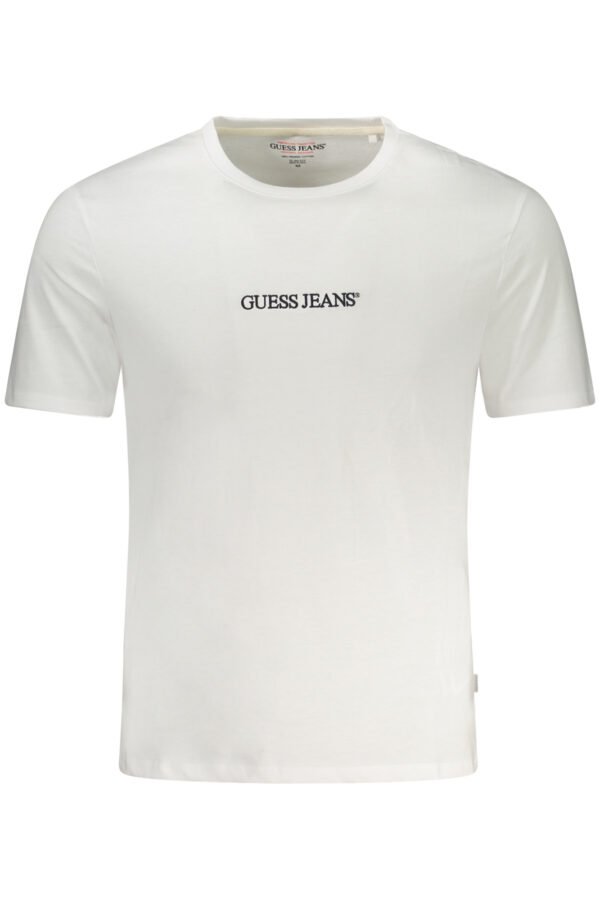 guessjeanst-shirtmanichecorteuomobianco_1.jpg GUESS JEANS SHORT SLEEVE T-SHIRT MEN WHITE