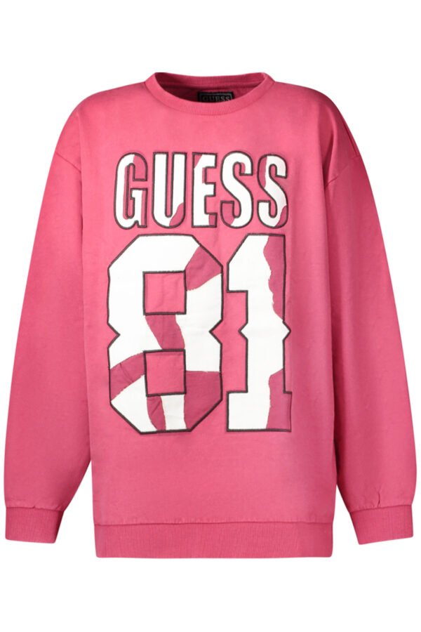 guessjeansfelpasenzazipbambinorosso_1.jpg GUESS JEANS SWEATSHIRT WITHOUT ZIP CHILD RED