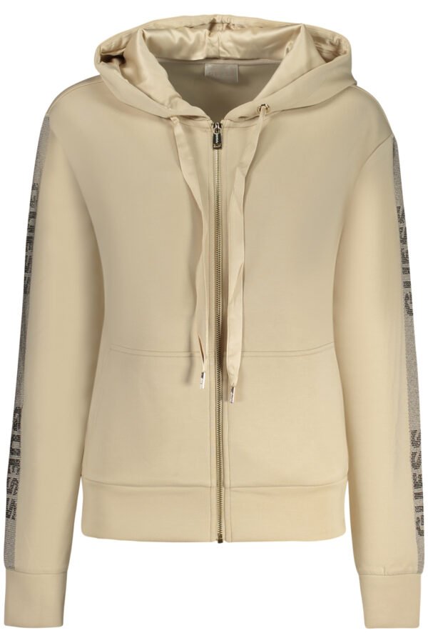 guessjeansfelpaconzipdonnabeige_1.jpg GUESS JEANS WOMEN'S ZIP-UP SWEATSHIRT BEIGE