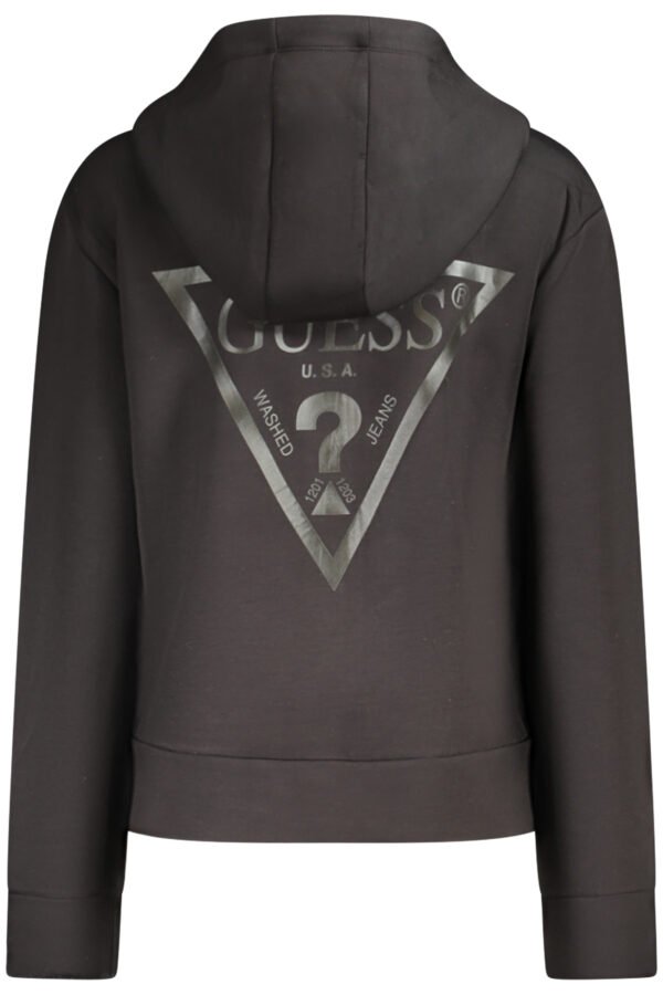 guessjeansfelpaconzipdonnanero_2.jpg GUESS JEANS WOMEN'S ZIP-UP SWEATSHIRT BLACK