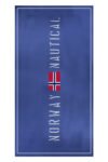 NORWAY 1963 UNISEX BLUE BEACH TOWEL