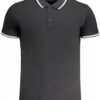 cavalliclasspolomanichecorteuomonero_1.jpg CAVALLI CLASS MEN'S SHORT SLEEVED POLO SHIRT