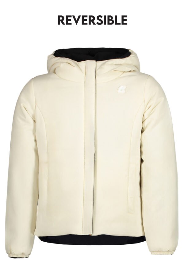 k-waygiubbottobambinanero_3.jpg K-WAY BLACK JACKET FOR GIRLS