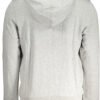 K-WAY MEN'S BLUE ZIP SWEATSHIRT