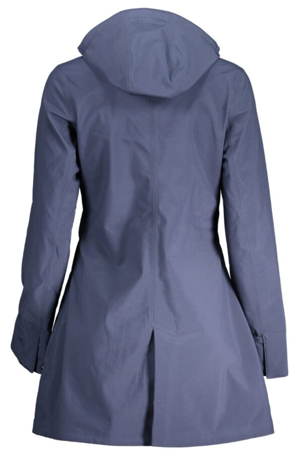 K-WAY BLUE WOMEN'S TRENCH COAT