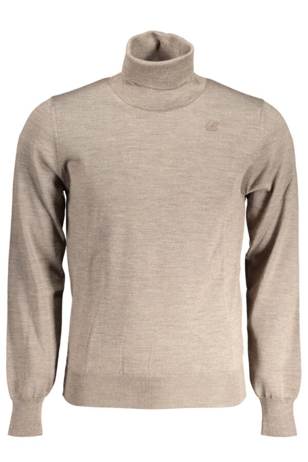 k-waylupettouomomarrone_1.jpg BROWN MEN'S K-WAY TURTLENECK