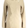 K-WAY BLUE WOMEN'S TRENCH COAT