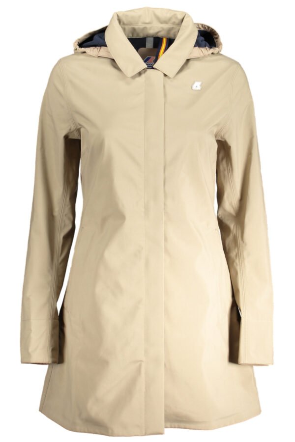 K-WAY BLUE WOMEN'S TRENCH COAT