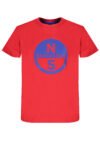 NORTH SAILS WHITE SHORT SLEEVED T-SHIRT FOR CHILDREN