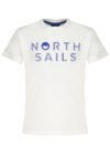 NORTH SAILS WHITE SHORT SLEEVED T-SHIRT FOR CHILDREN