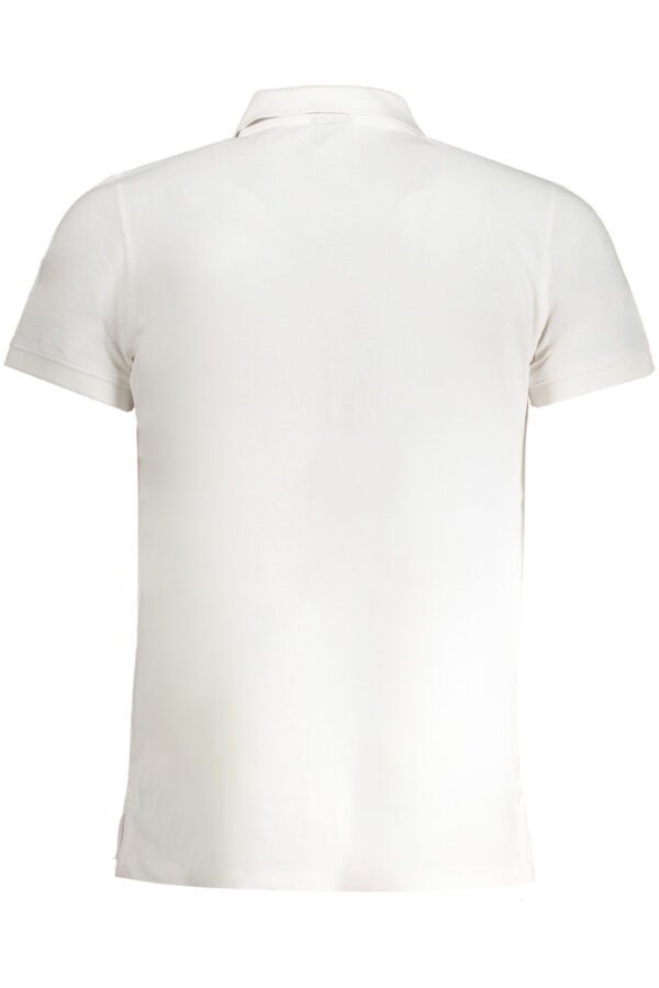 norway1963polomanichecorteuomobianco_2.jpg NORWAY 1963 MEN'S WHITE SHORT SLEEVE POLO SHIRT