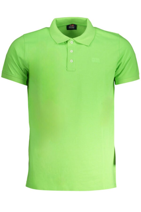 norway1963polomanichecorteuomoverde_1.jpg NORWAY 1963 MEN'S WHITE SHORT SLEEVE POLO SHIRT