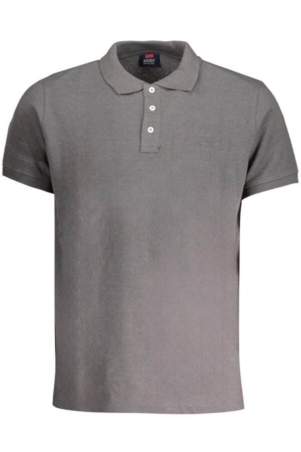 norway1963polomanichecorteuomogrigio_1.jpg NORWAY 1963 MEN'S WHITE SHORT SLEEVE POLO SHIRT