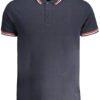 cavalliclasspolomanichecorteuomoblu_1.jpg CAVALLI CLASS MEN'S SHORT SLEEVED POLO SHIRT