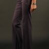 DENNY ROSE WOMEN'S PURPLE TROUSERS