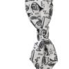 1002821.jpg Elegant White Silk Bow Tie for Sophisticated Evenings