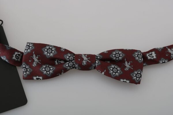 1178492.jpg Elegant Bordeaux Silk Bow Tie