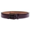 Elegant Purple Leather Belt