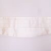 Elegant White Silk Cummerbund