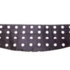 Elegant Silk Black Polka Dot Cummerbund