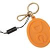 Stunning Orange Gold Keychain & Bag Charm