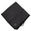 Elegant Silk Crown Print Handkerchief