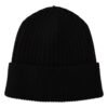 Elegant Cable Knit Wool Beanie with Fleece Liner