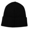 Elegant Cable Knit Wool Beanie with Fleece Liner