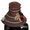 Elegant Floppy Floral Wide Brim Hat
