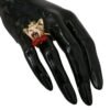 Elegant Canine Charm Women's Ring