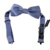 Elegant Purple Silk Bow Tie