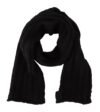 1606434.jpg Elegance Unleashed Black Wool Scarf